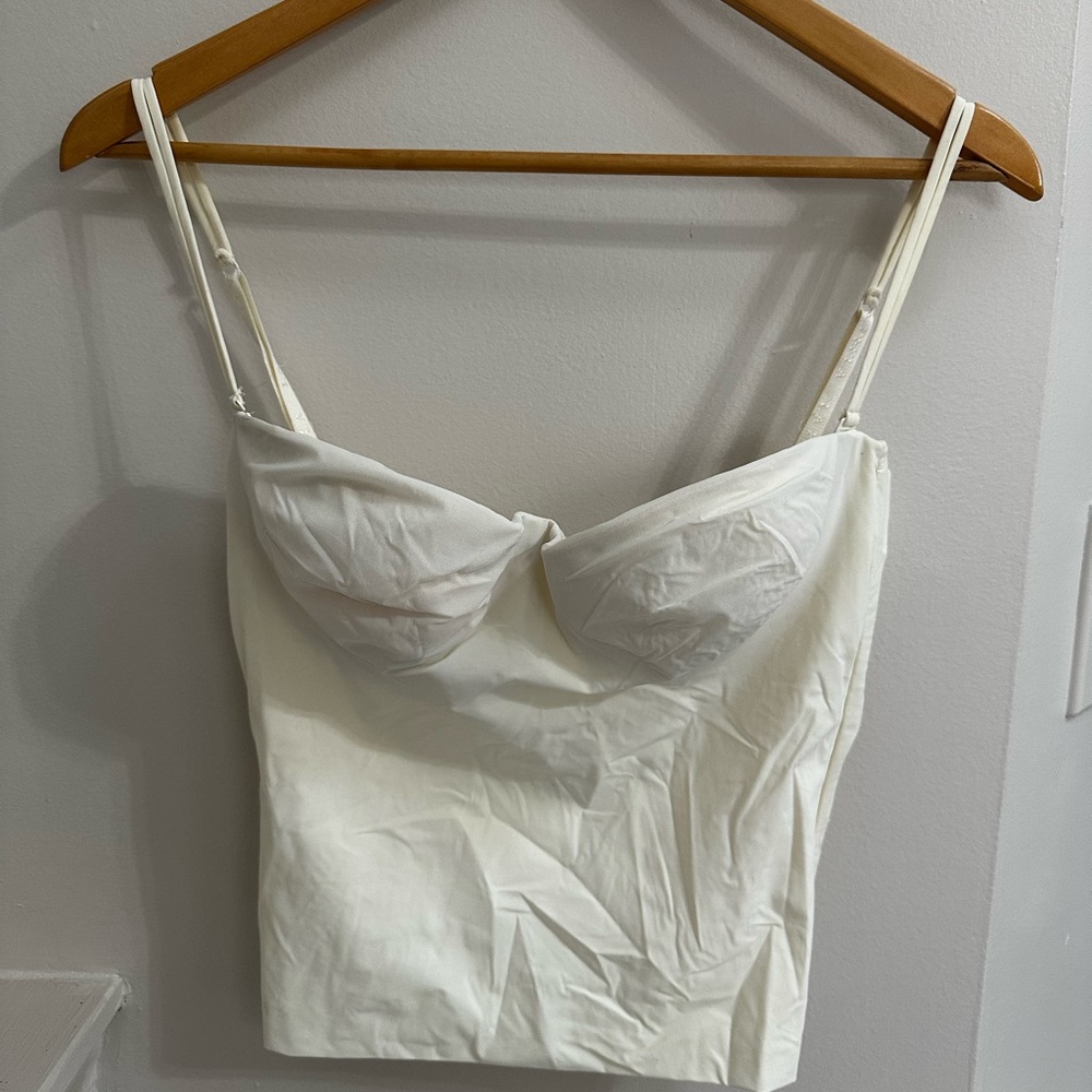 La Pearla cream bustier. Size 36 C.